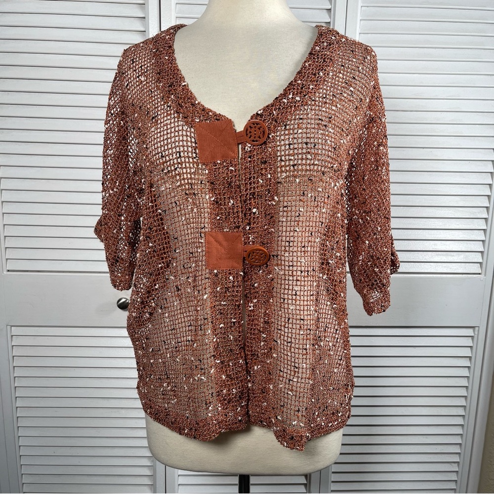 Draper’s &‎ Damon’s Open Knit Cardigan M.